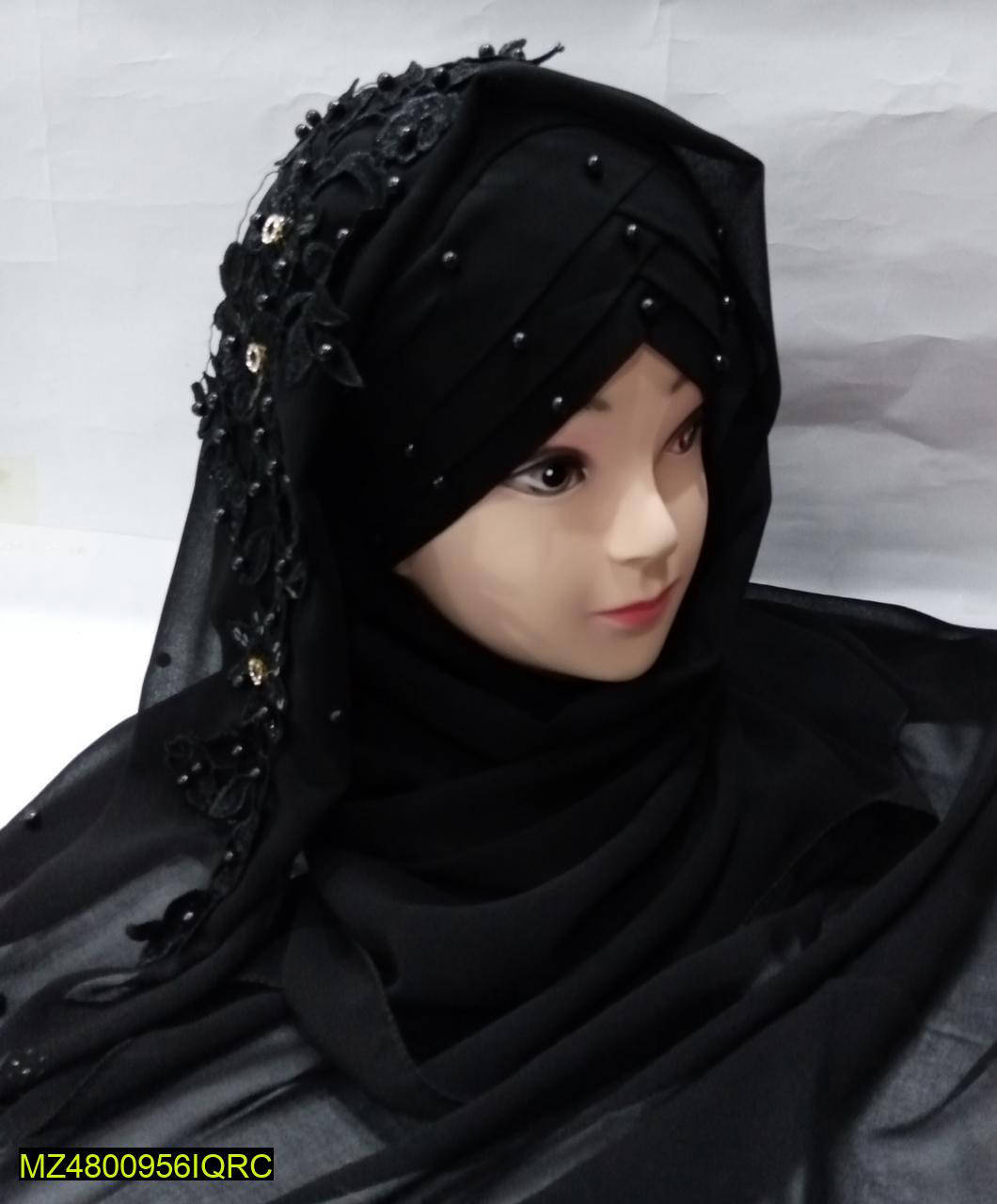 Ready To Wear Hijab With Stones