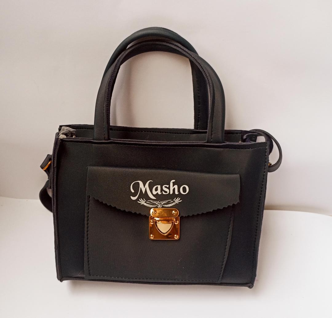 Women's PU Leather Plain Hand Bag