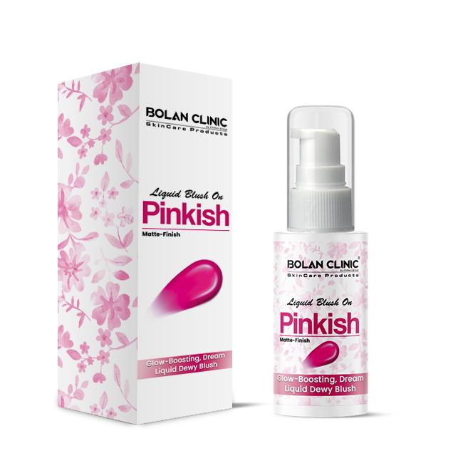 Pinkish Liquid Blush On