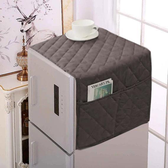 1 Pc Cotton Quilted Refrigerator Cover