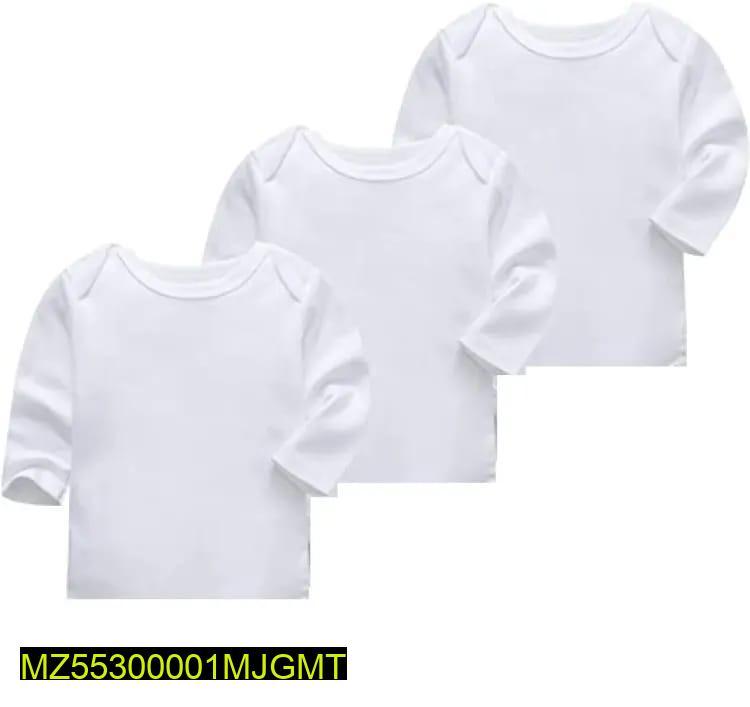 Baby Soft Cotton Inner Vest - Pack Of 3
