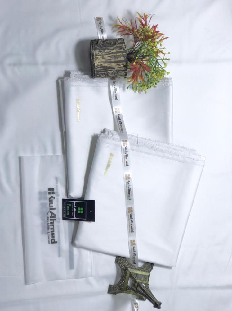 Men's Unstitched Satin Plain Suit