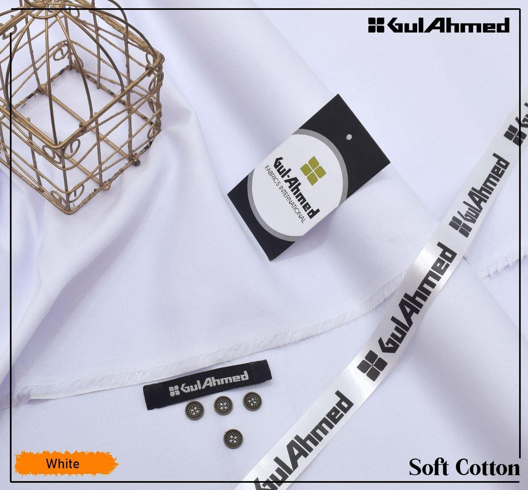 Men’s Unstitched Soft Cotton Plain Suit