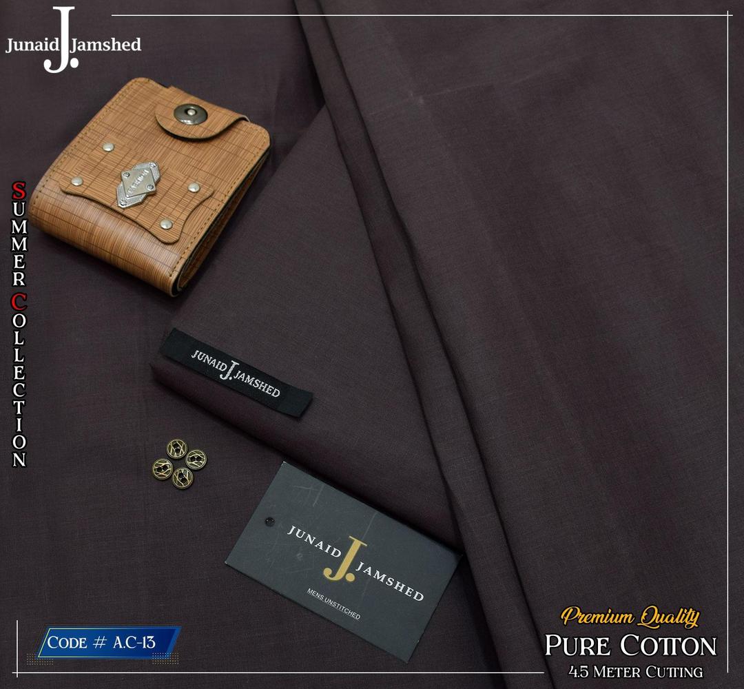 Men’s Unstitched Paper Cotton Plain Suit