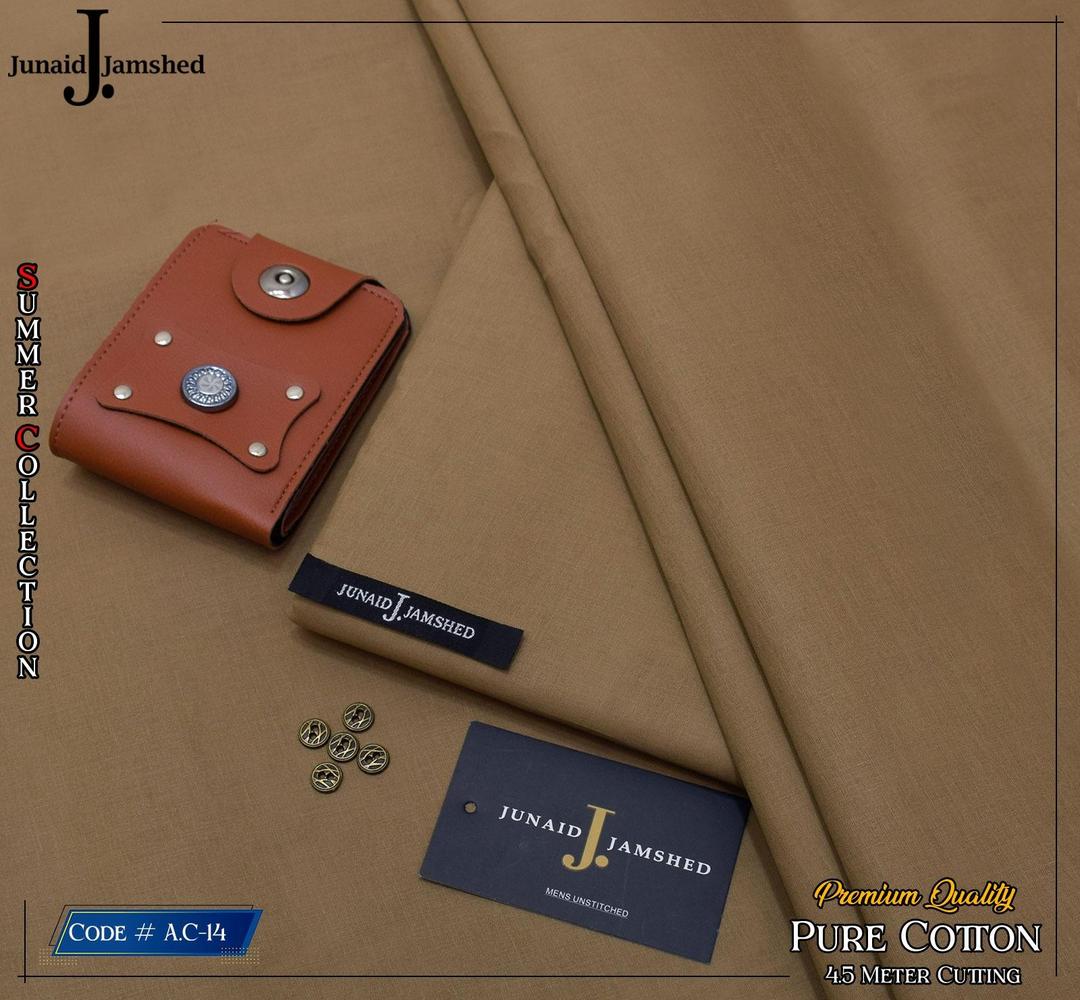 Men’s Unstitched Paper Cotton Plain Suit