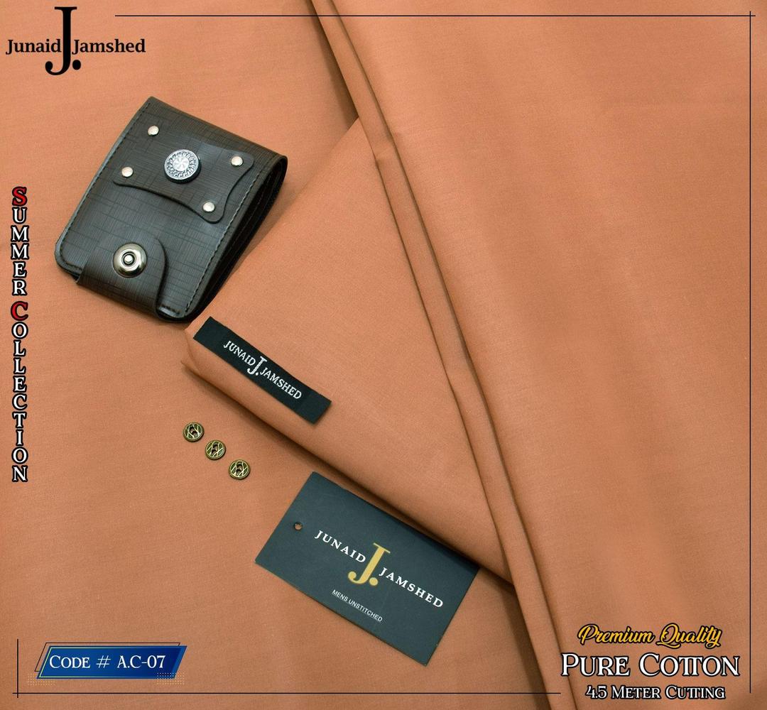 Men’s Unstitched Paper Cotton Plain Suit