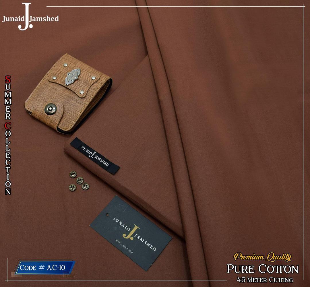 Men’s Unstitched Paper Cotton Plain Suit