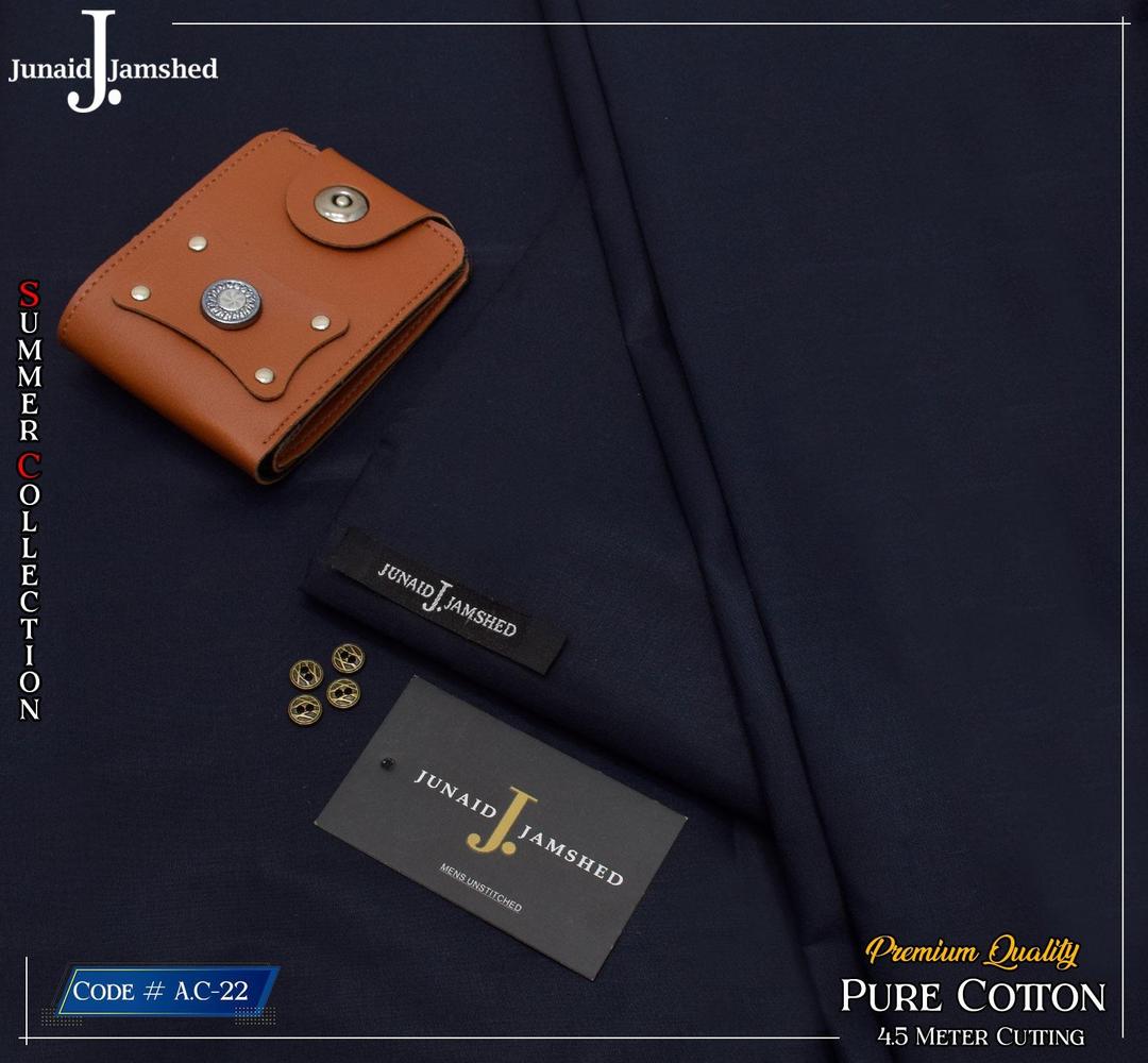 Men’s Unstitched Paper Cotton Plain Suit