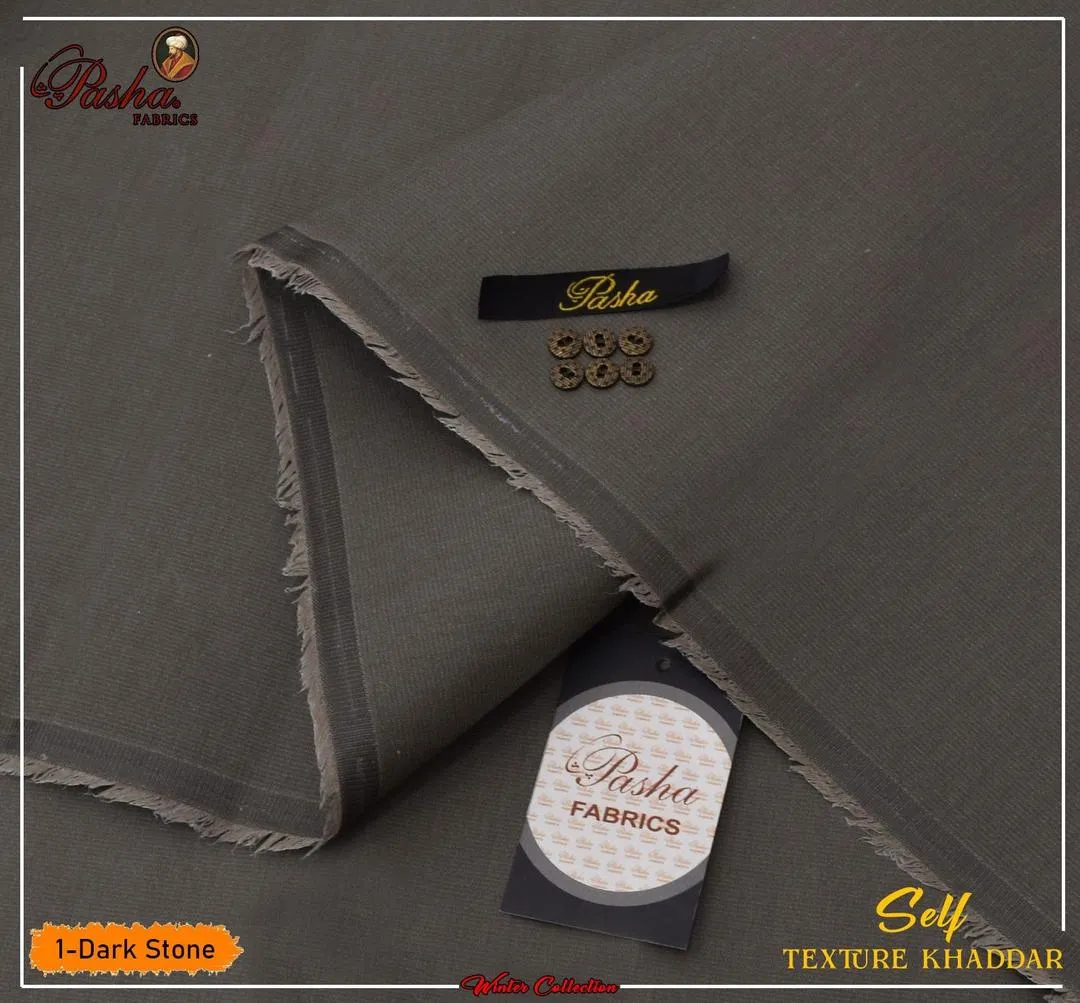 Men’s Unstitched Khaddar Textured Suit