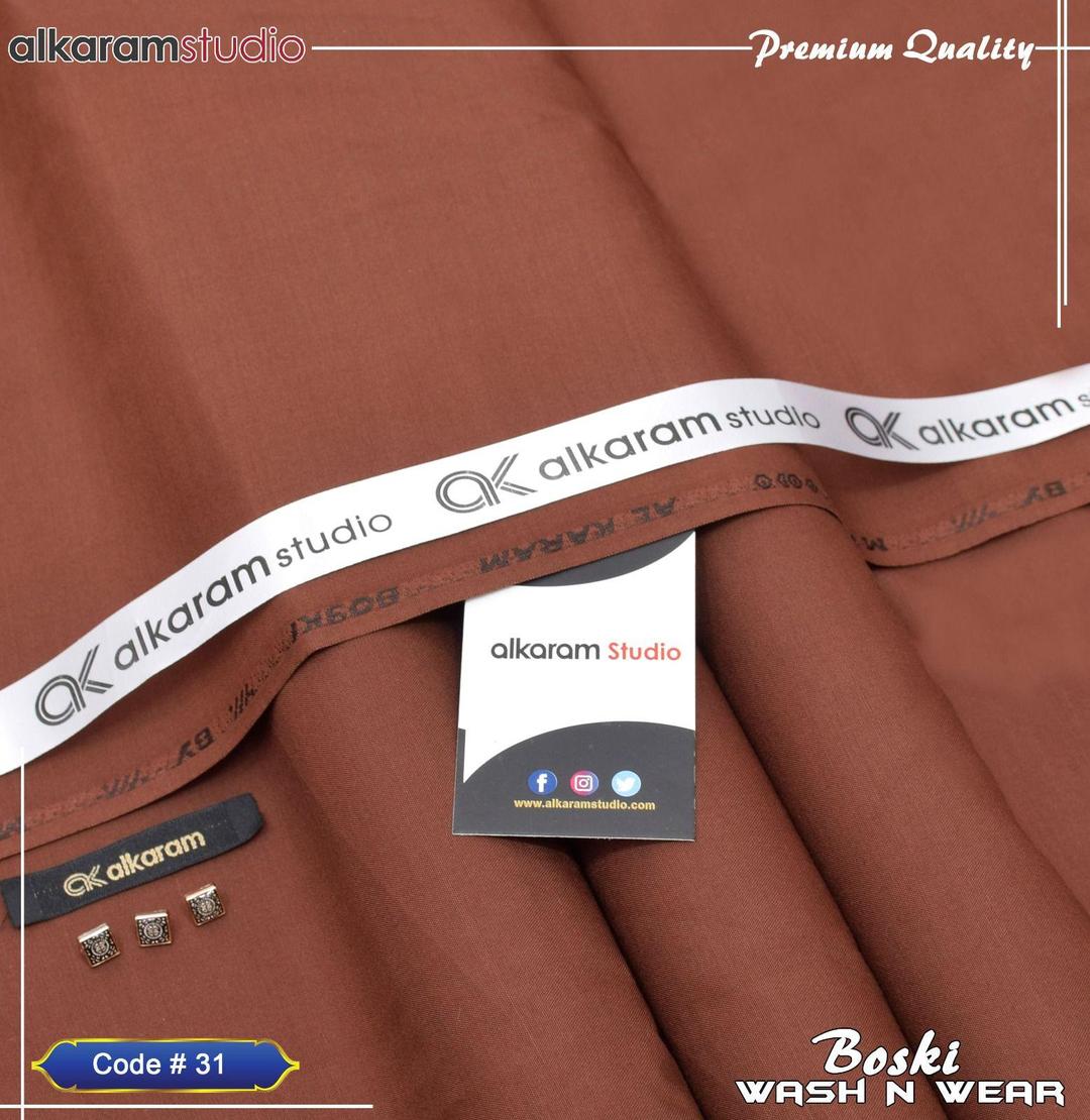 Men’s Unstitched Boski Plain Suit