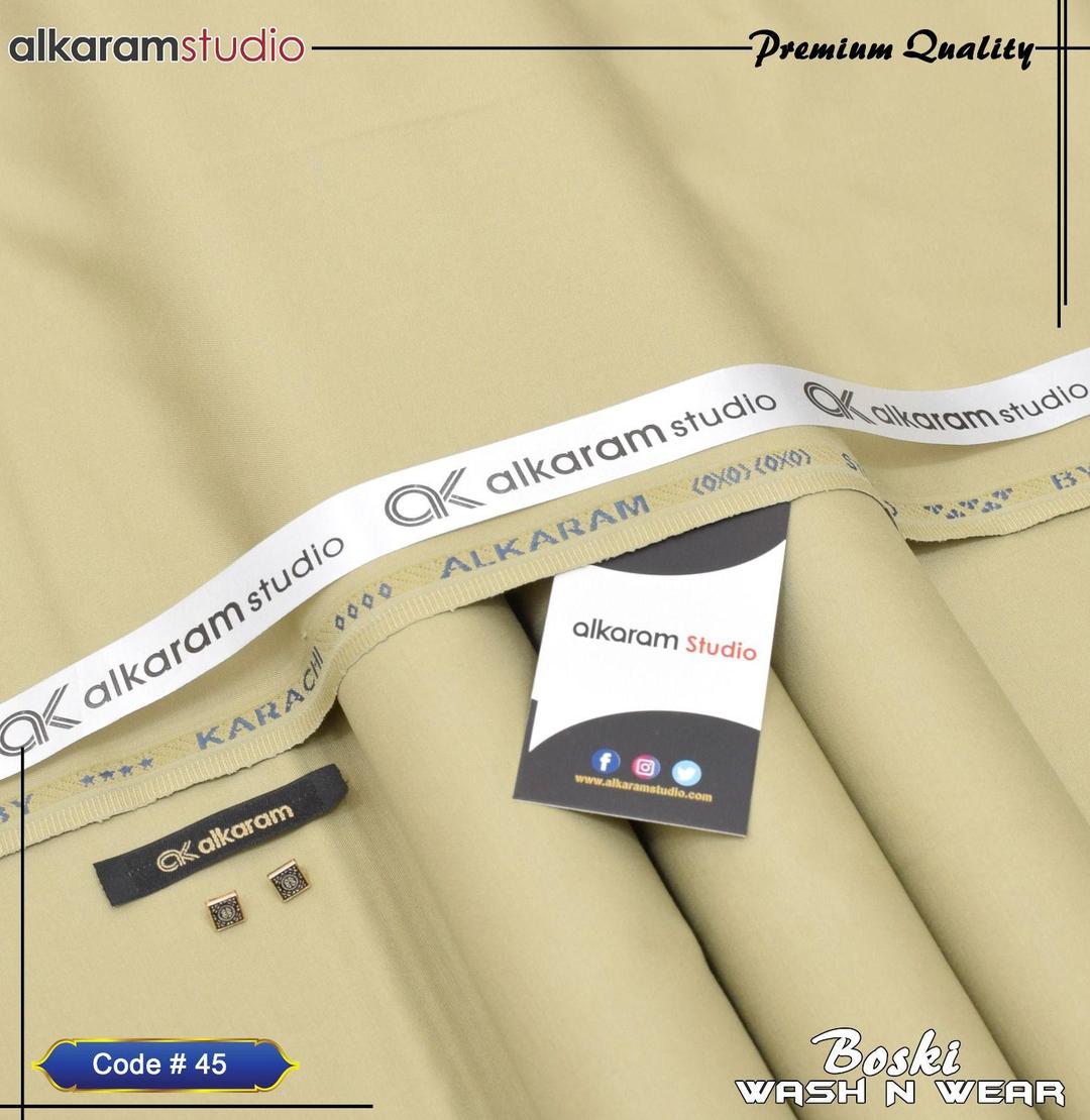 Men’s Unstitched Boski Plain Suit