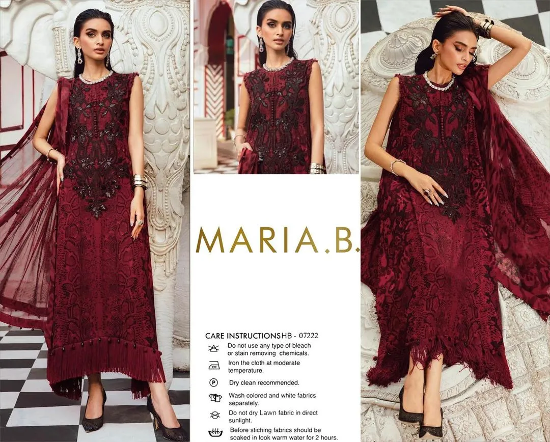 3 Pcs Women's Unstitched Digital Print Suit