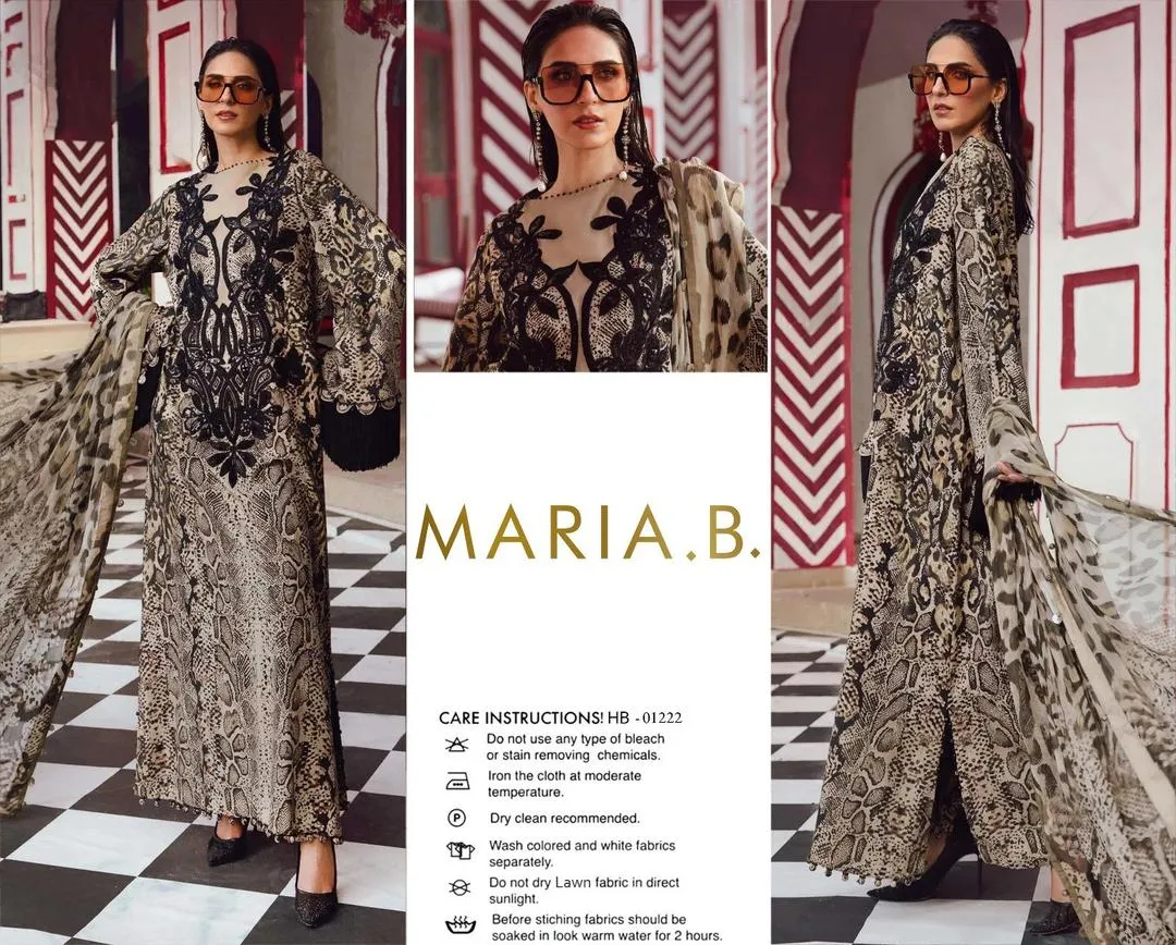 3 Pcs Women's Unstitched Digital Print Suit