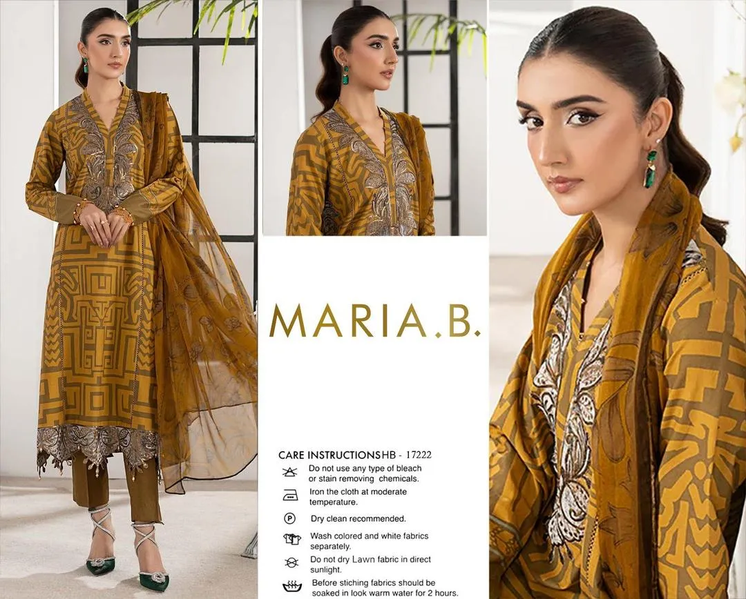 3 Pcs Women's Unstitched Digital Print Suit