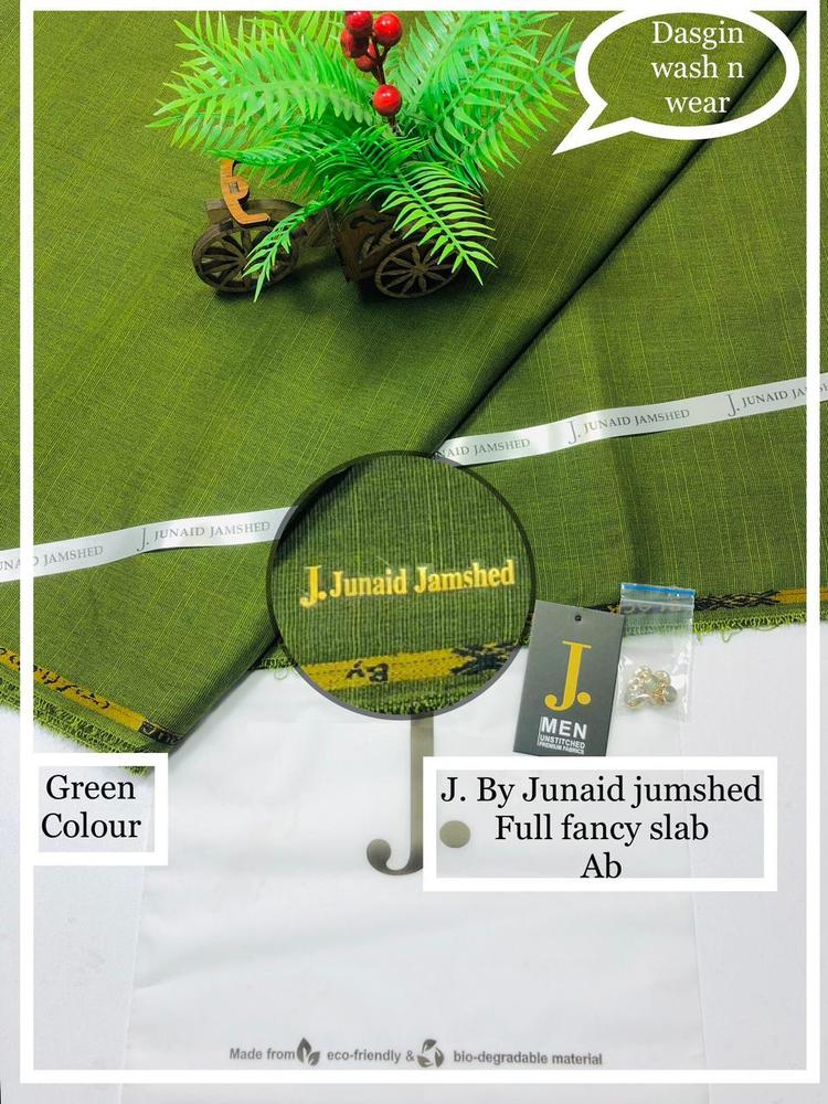 Men's Unstitched Wash And Wear Plain Suit