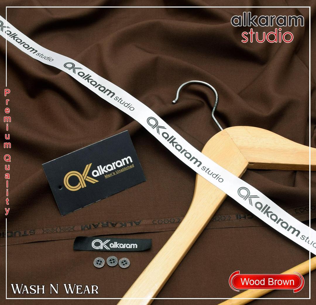 Men’s Unstitched Wash And Wear Plain Suit