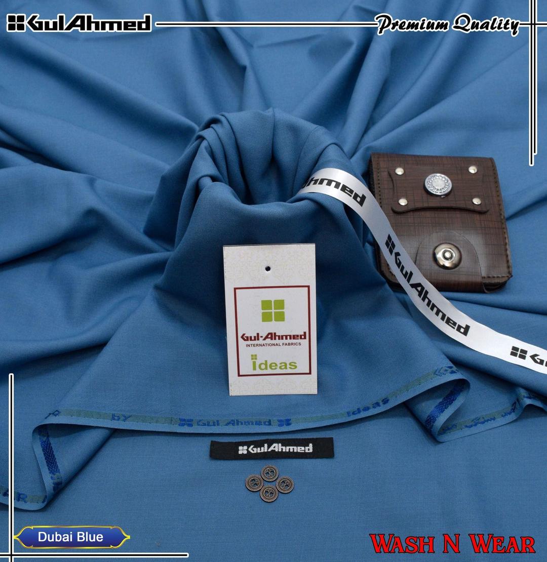 Men’s Unstitched Wash And Wear Plain Suit