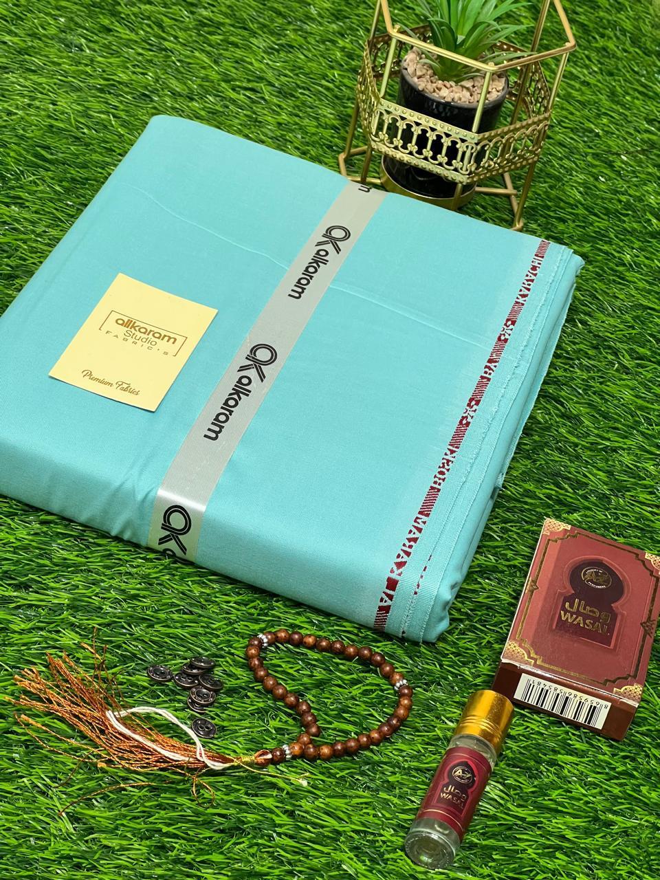 Men’s Unstitched Wash And Wear Plain Suit