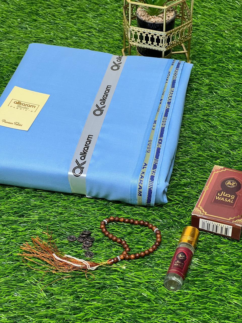 Men’s Unstitched Wash And Wear Plain Suit