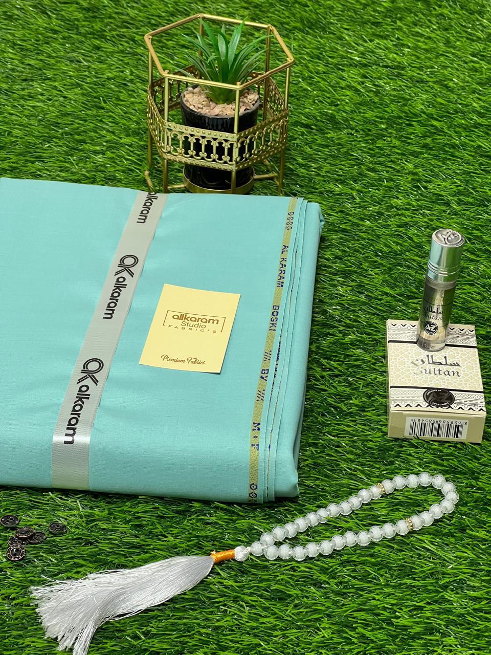 Men’s Unstitched Wash And Wear Plain Suit