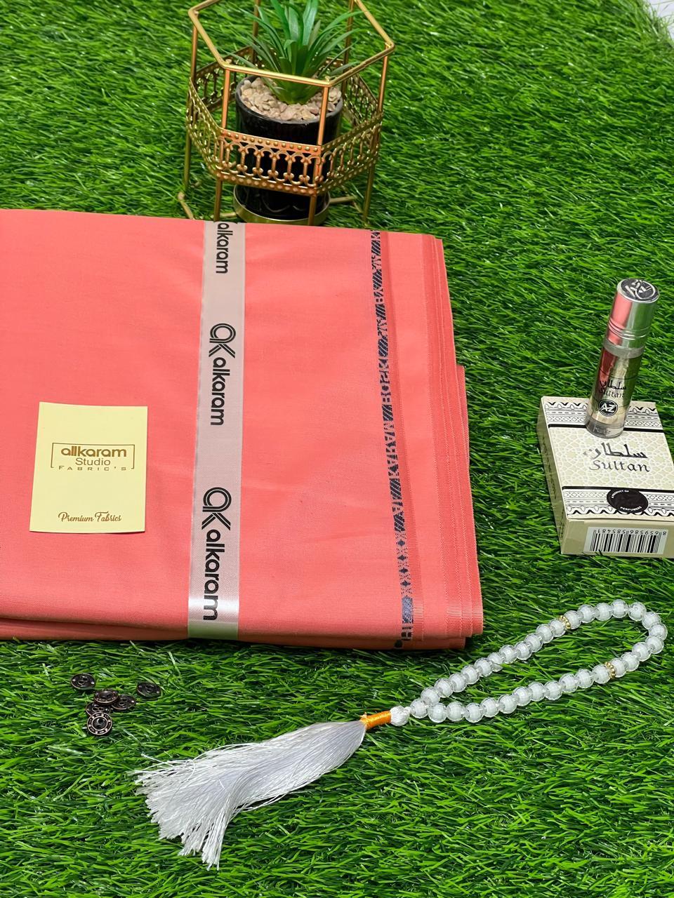 Men’s Unstitched Wash And Wear Plain Suit