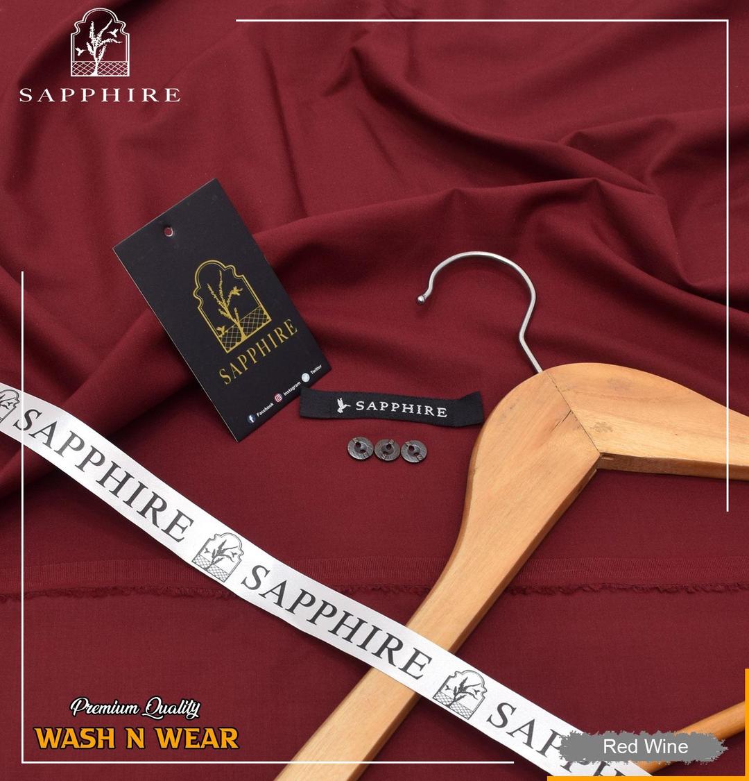 Men’s Unstitched Wash And Wear Plain Suit