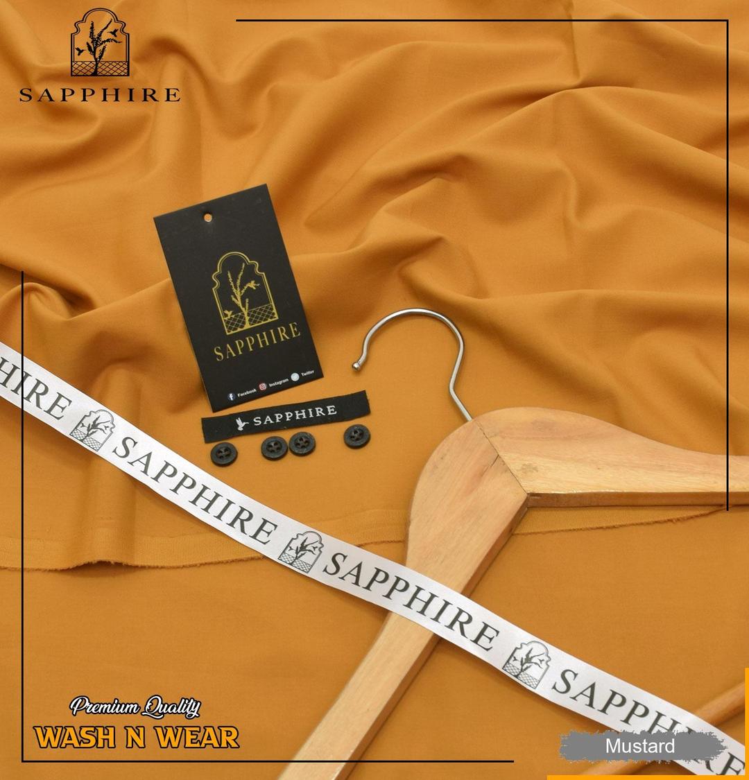 Men’s Unstitched Wash And Wear Plain Suit