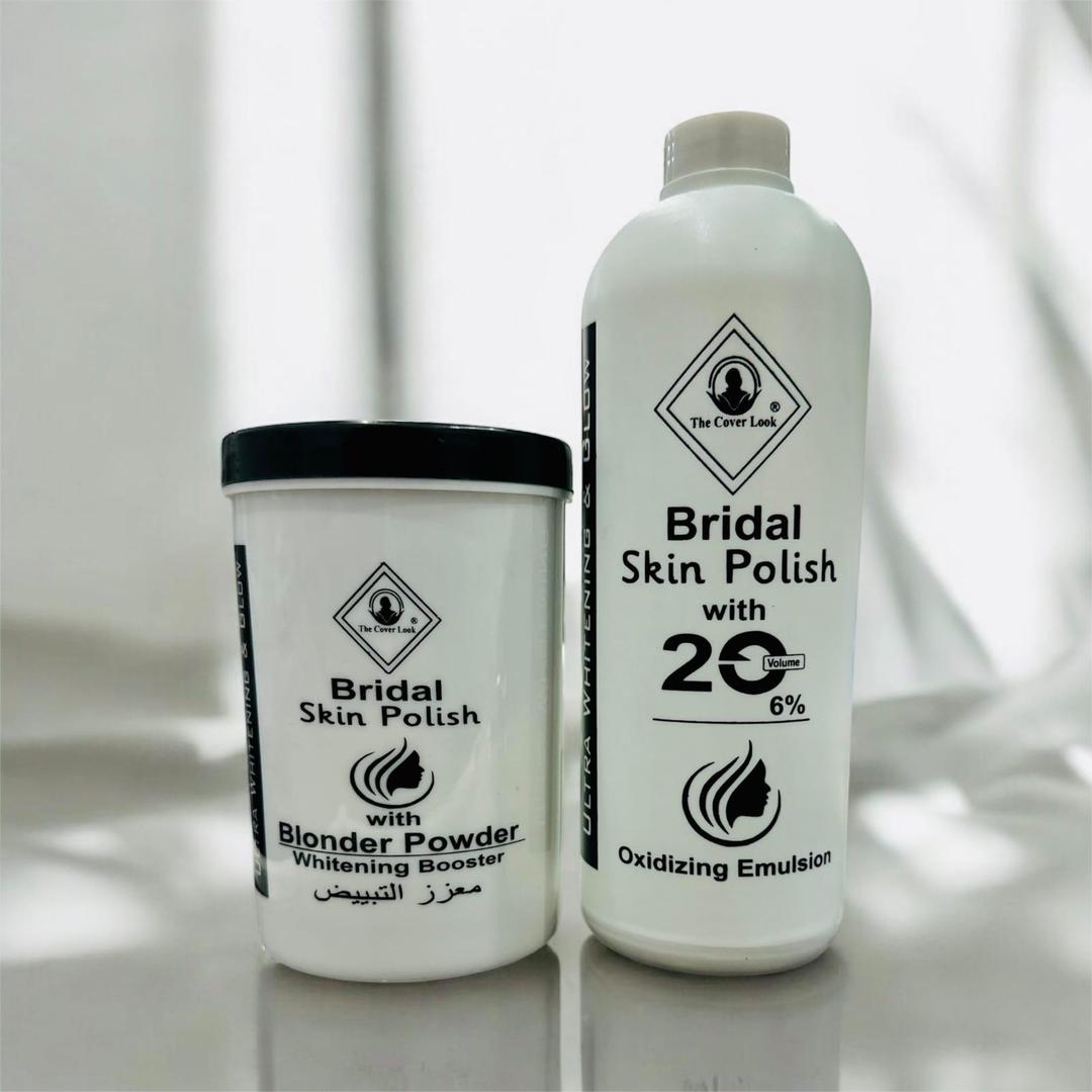 Whitening and Brightening Skin Polisher - Set of 2, 1000ml Cream for All Skin Types