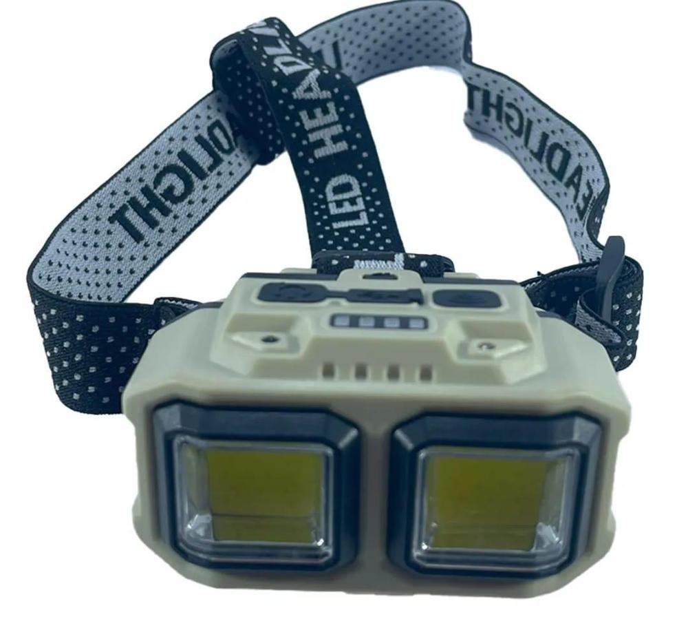 Waterproof Rechargeable Head LED Light, White