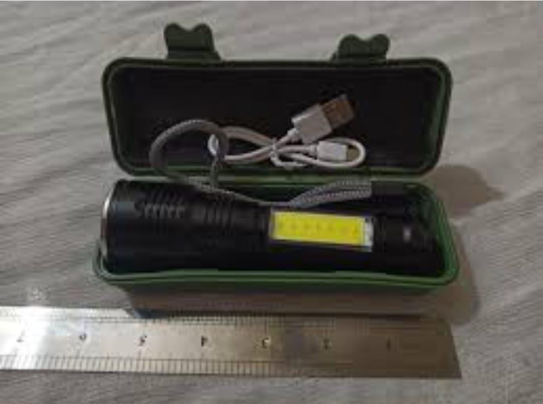  USB Rechargeable Waterproof Camping Torch