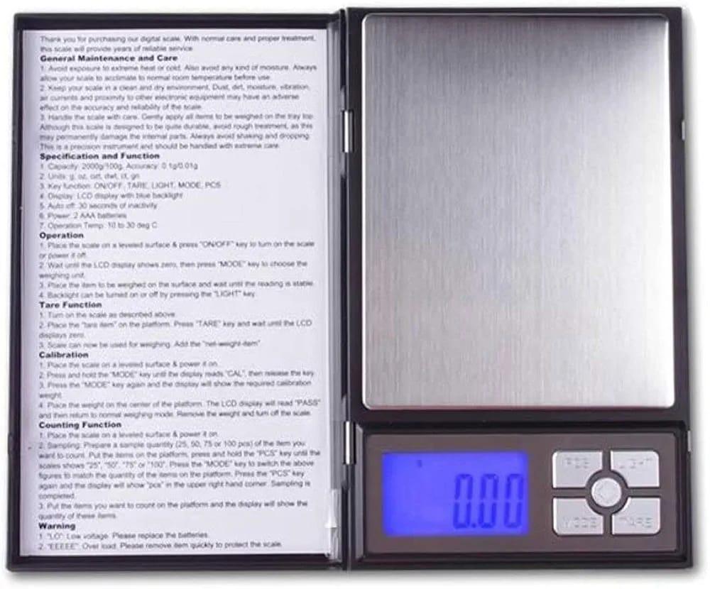 Portable Kitchen Digital Scale - 1 Piece Stainless Steel & Plastic
