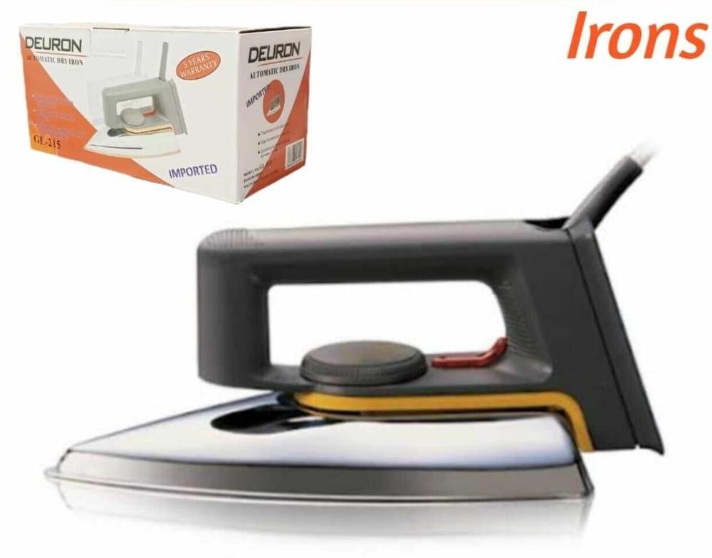 Deuron GL-215 Dry Iron 1000W Stainless Steel