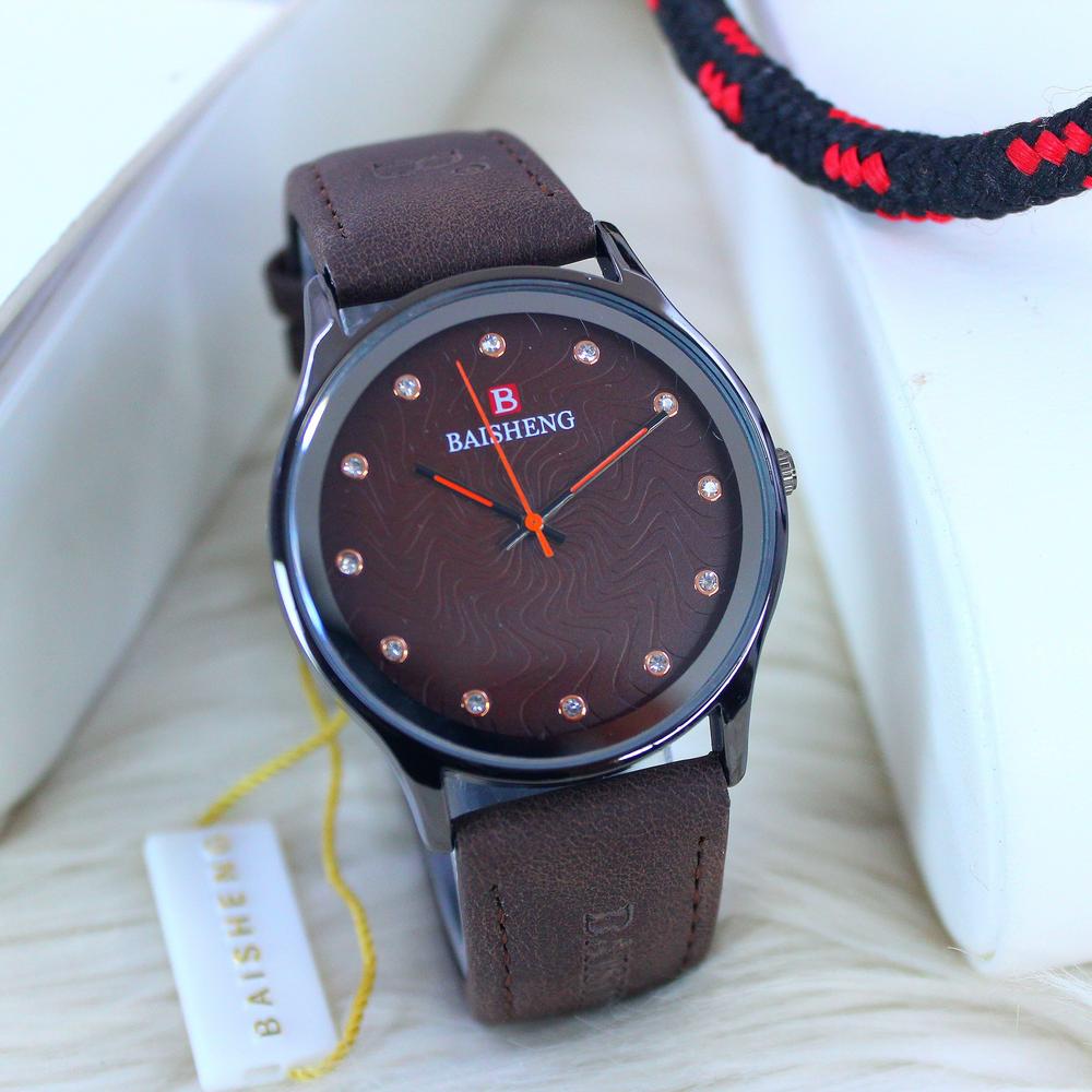 Leather Strap Watch For Men