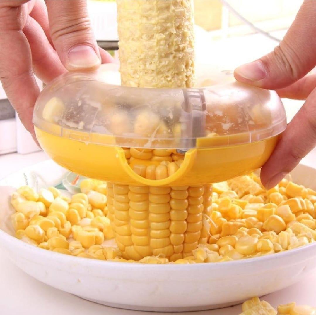 Orange Corn Kerneler Tool One Step Cutter BPA Free