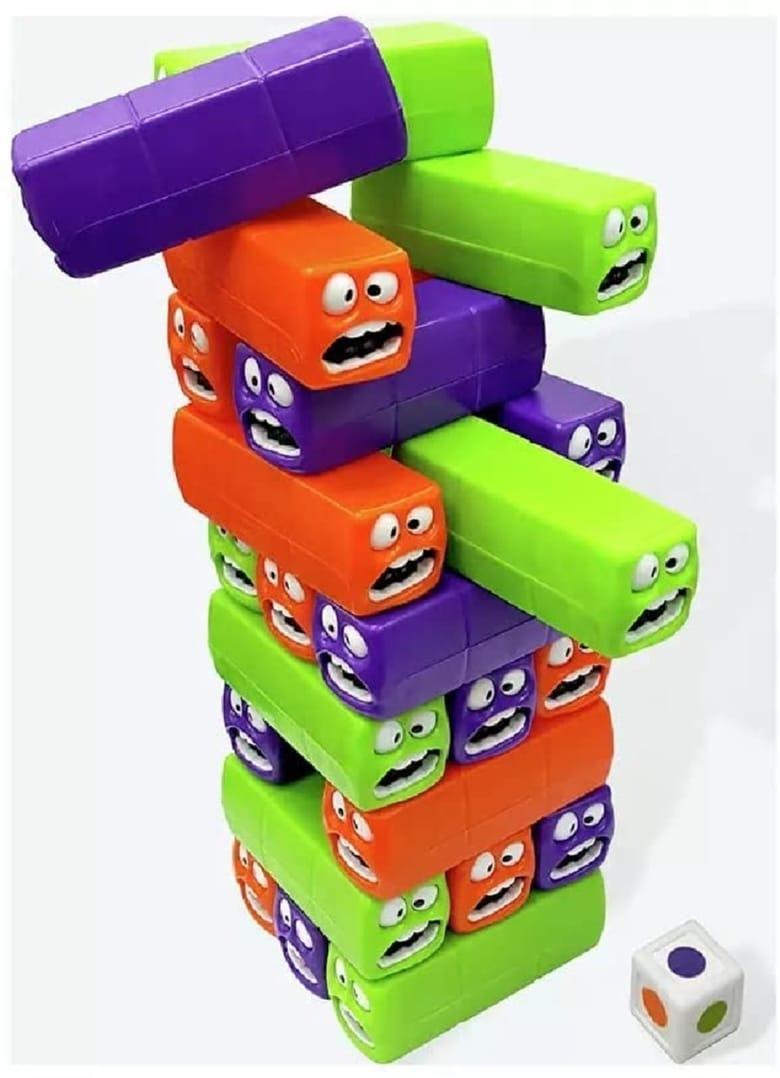 Kid's Wobbly Worms Game 24 Blocks