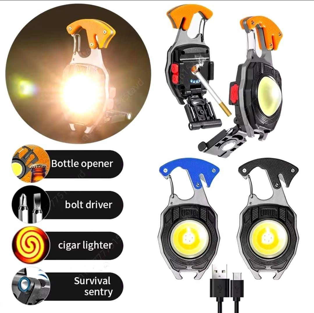 Multifunction Keychain COB Work Lights