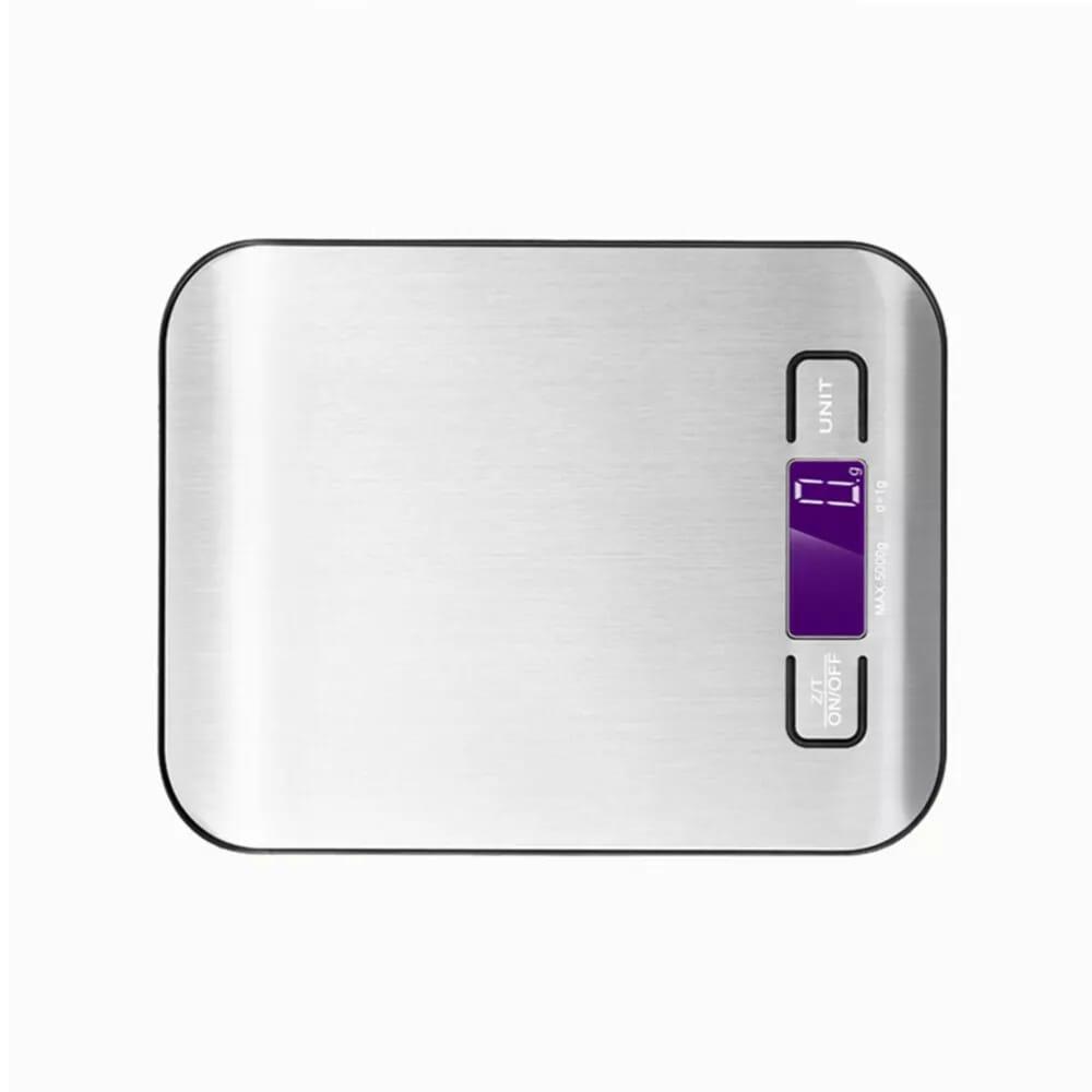 Stainless Steel Kitchen Scale with Measurement Markings – 1 Pc