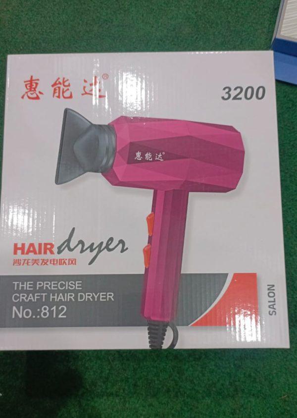 Lightweight Corded Electric Hair Dryer with Fast Drying and Smooth Salon Quality - 1 pcs