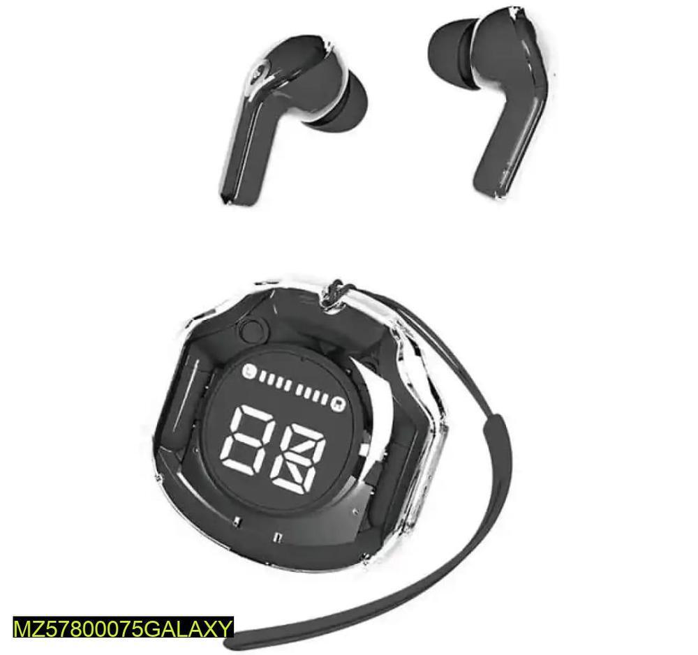 Transparent Bluetooth 5.3 Earbuds Fast Charging Rechargeable