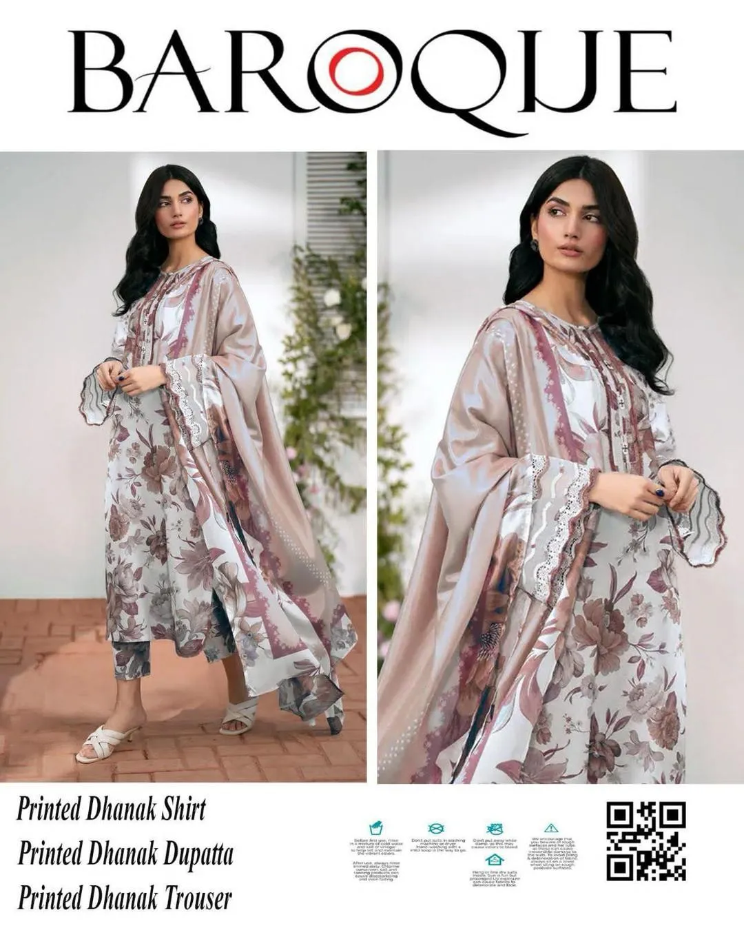 3 Pcs Women's Unstitched Printed Suit