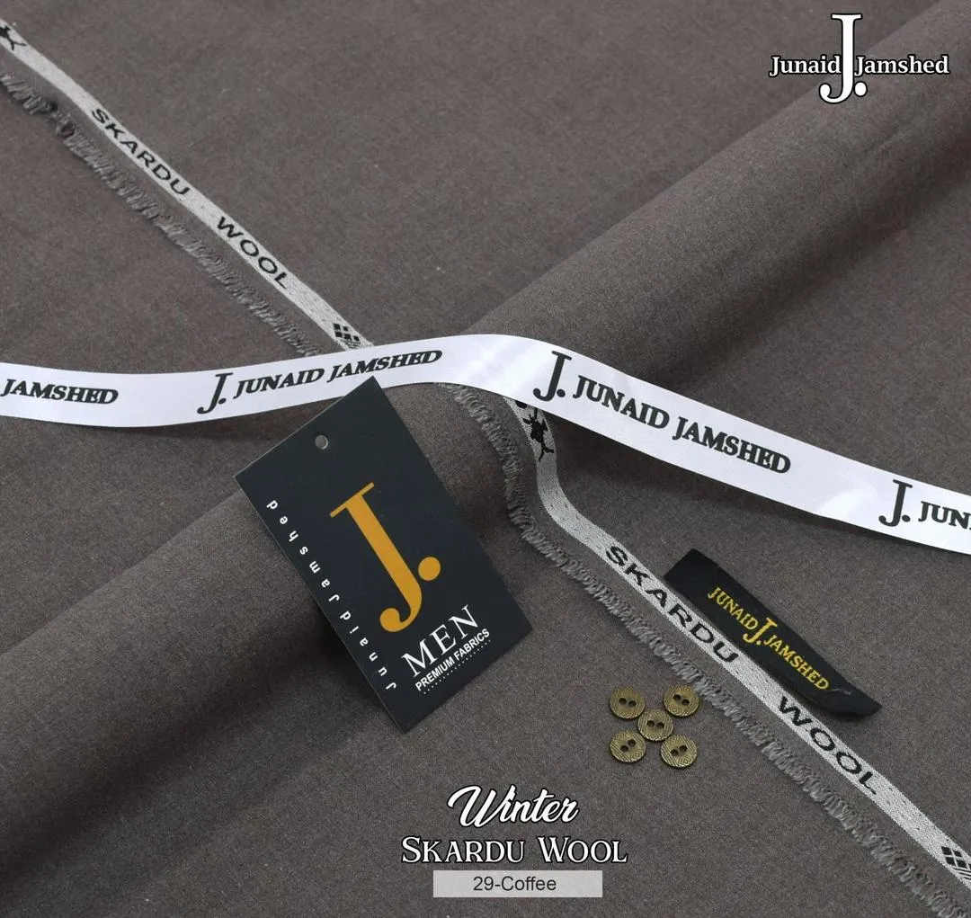 Men’s Unstitched Wool Plain Suit