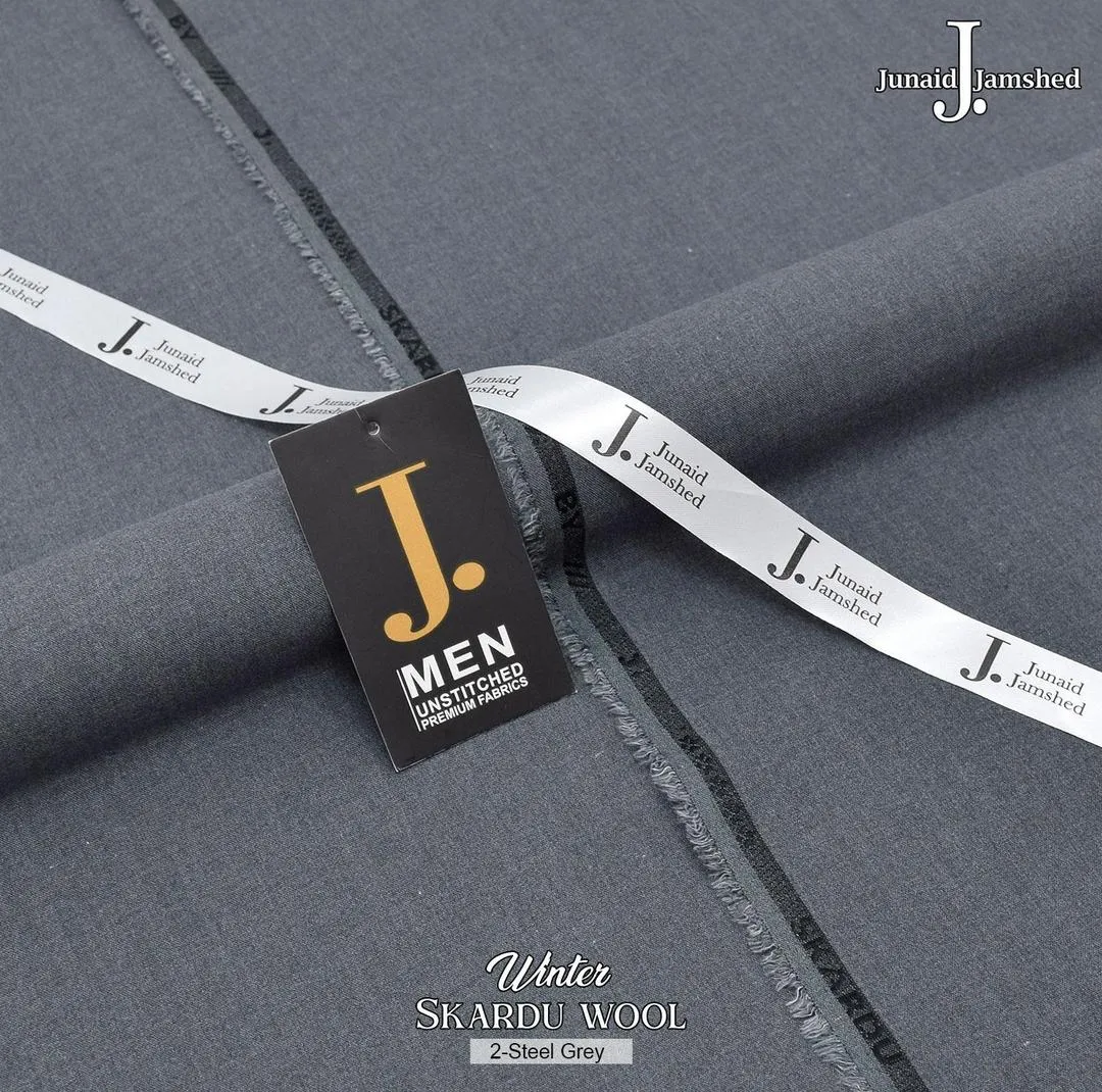 Men’s Unstitched Wool Plain Suit