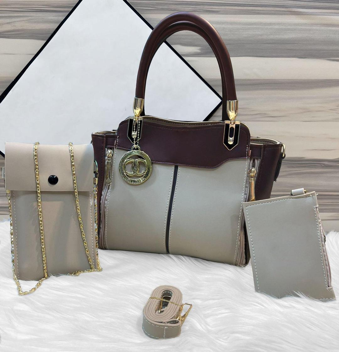 Women's Rexine Plain Shoulder Bag