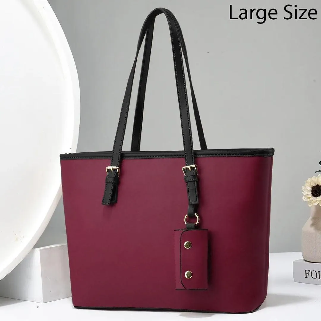 Women's PU Leather Plain Shoulder Bag