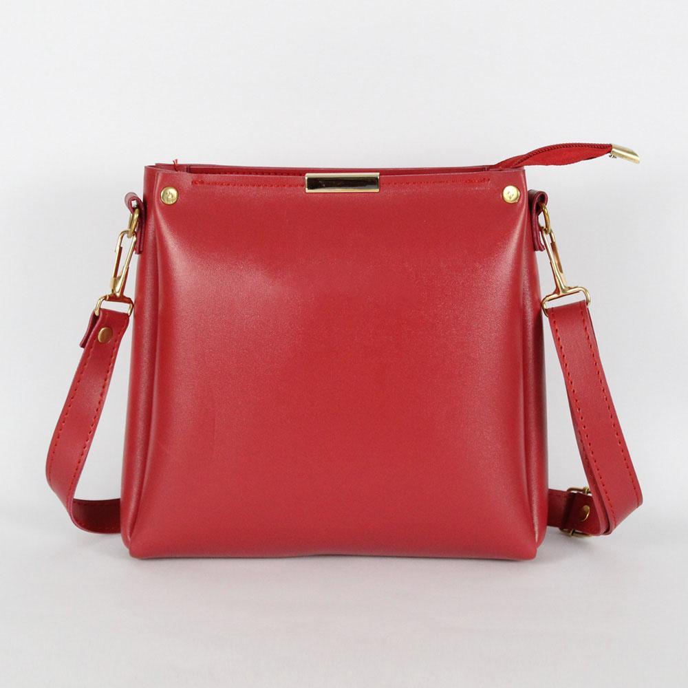 Girl's Rexine Plain Hand Bag