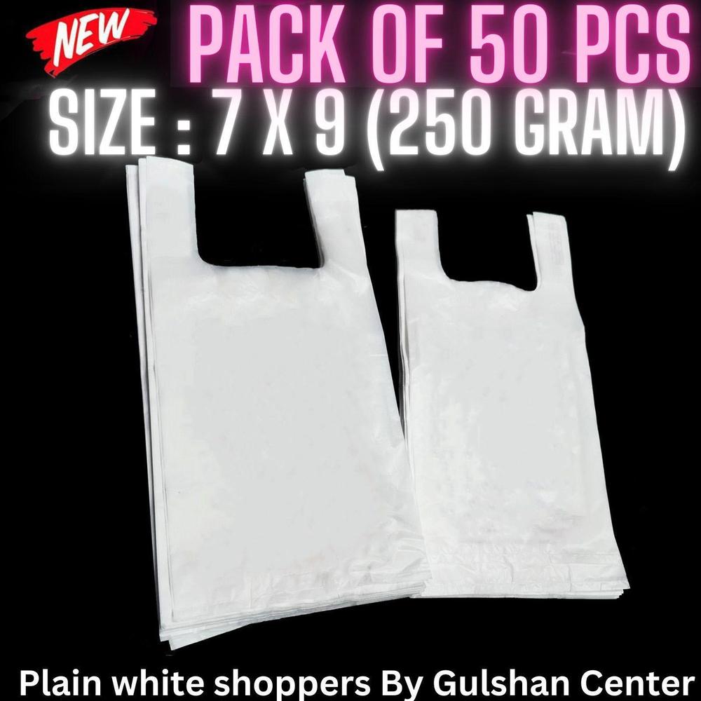 Plastic Shopper Bags Set