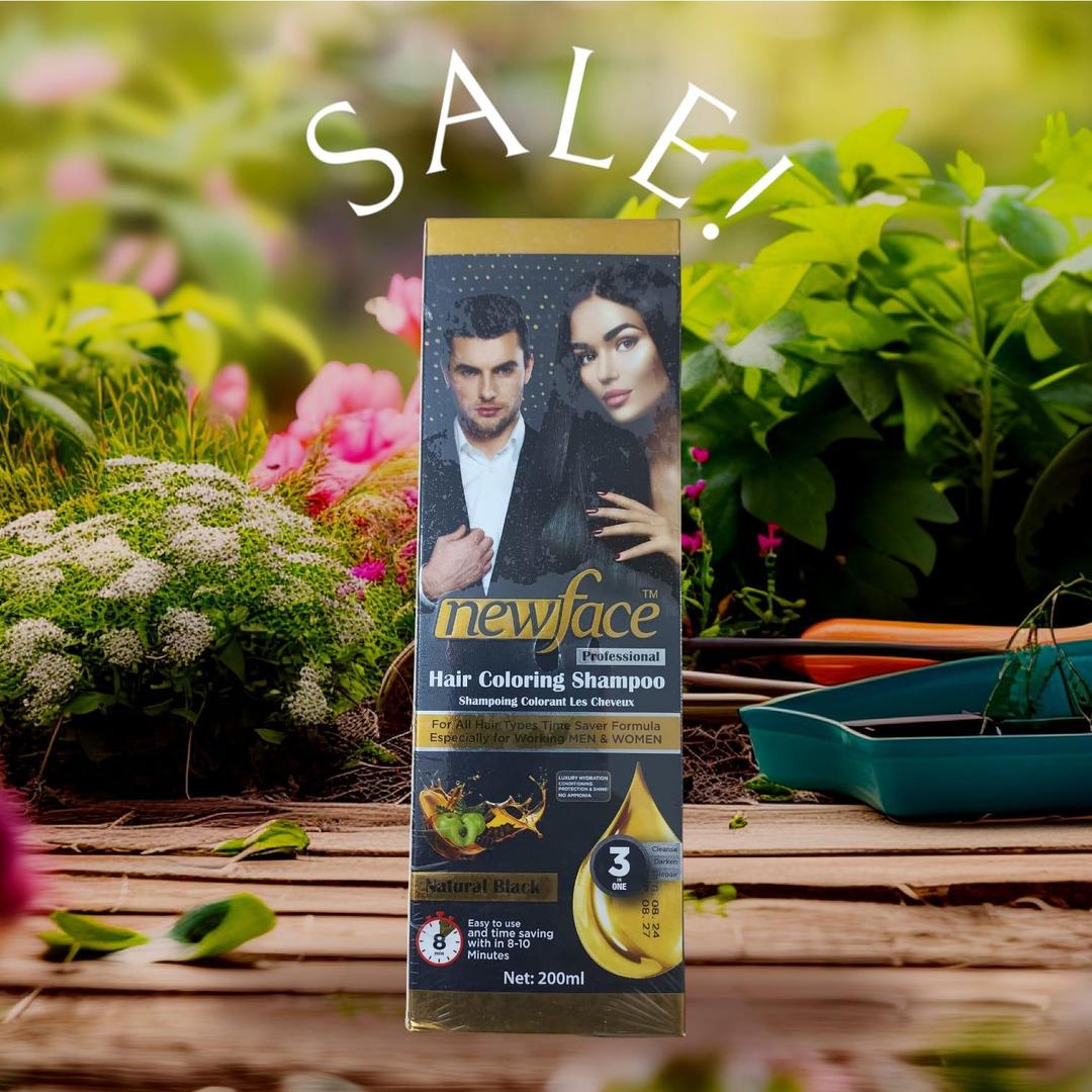 Hair Color Shampoo - Natural Black