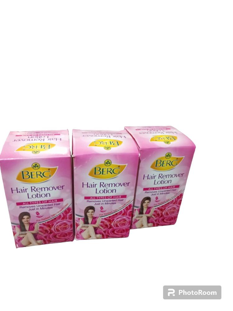 Berg Women's Hair Removing Lotion, Pack of 3 (40 ml)