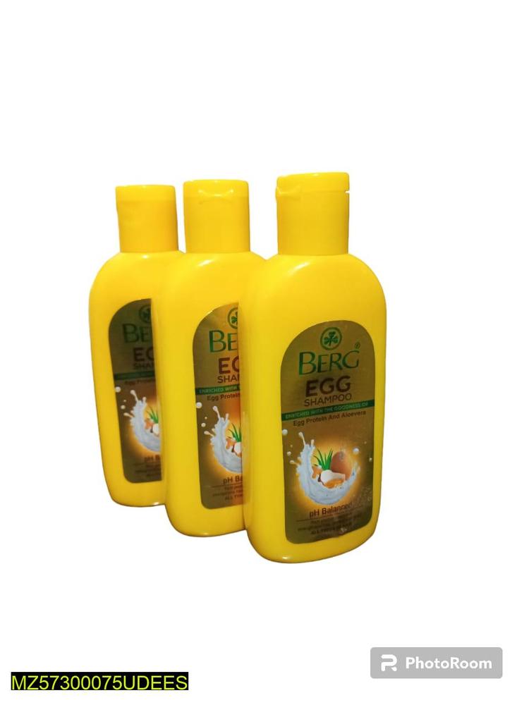 Berg Egg Protein Shampoo, Pack Of 3 (200 Ml)