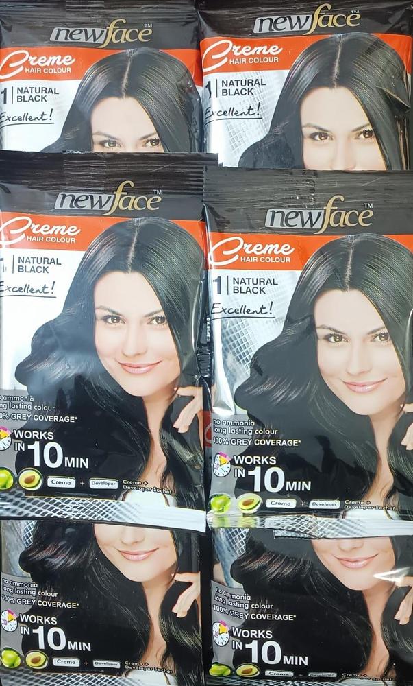 Hair Color, Natural Black, Pack Of 6